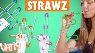 Strawz Connectible Drinking Straws [upl. by Eleets]