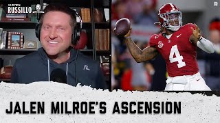 Is Jalen Milroe QB1 in the 2025 NFL Draft With Todd McShay  The Ryen Russillo Podcast [upl. by Malorie]