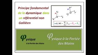 Principe Fondamental de la DynamiqueRepère non Galiléen [upl. by Ycats]