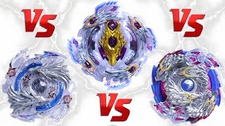 BLOODY LONGINUS vs NIGHTMARE LONGINUS vs LOST LONGINUS  Beyblade Burst Super Z Chouzetsu [upl. by Euqinobe507]