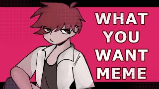 WHAT YOU WANT MEME  FNAFHS ANIMATIC [upl. by Susejedairam49]