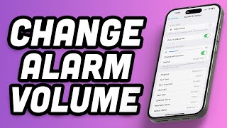 How To Change Alarm Volume On iPhone 16  iPhone 16 Pro  iPhone 16 Pro Max [upl. by Enimajneb506]