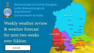 04072024 WeeklyWeatherReport amp Next 2 weeks Forecast Gangtok Sikkim [upl. by Atikihs]