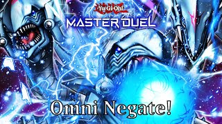 Updated BlueEyes Deck With An Omni Negate BlueEyes White Dragon Live Duels YuGiOh Master Duel [upl. by Eatnahs]