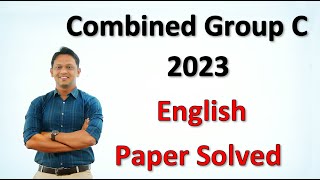 Group C 2023 English Explanation  Combined C  mpscenglish maheshpatil mpsccombined [upl. by Ninahs]