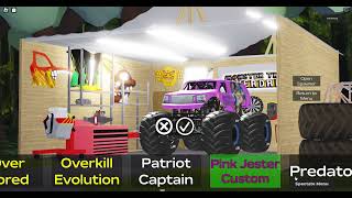 Roblox 2024 playing monster trucks overdriven freestyle in worldshowdown [upl. by Niehaus]