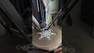 Flsun Super Racer Modded  Speed printing Christmas ornament [upl. by Kancler29]