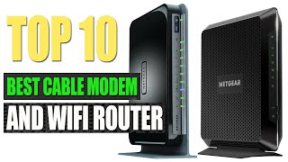 10 Best Netgear Cable Modem and WiFi Router 2022  Best Cable Modem 2022 [upl. by Melony550]