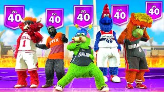 5 LEGEND MASCOTS TAKEOVER NBA 2K22 [upl. by Kelcy]