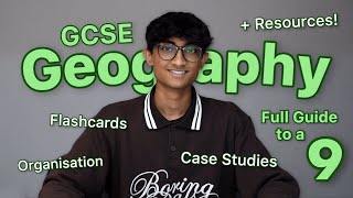 How to get a GRADE 9 in GCSE Geography with resources [upl. by Serles]