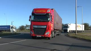 IMMINGHAM TRUCKS TRAILER FILMED OCT 2019 BY DAVE SPENCER OF PMP [upl. by Nrojb967]