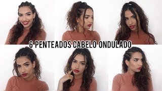 PENTEADOS FÁCEIS  CABELO ONDULADOCACHEADO [upl. by Notelrahc933]