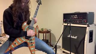 Giants in the Sky Guitar Solo  Judas Priest Richie Faulkner [upl. by Deyes]