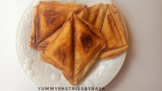 HOW TO MAKE NIGERIAN TOAST BREAD using only 3 ingredients [upl. by Shyamal295]