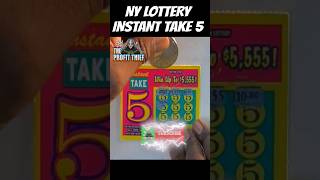 NY Lotto Scratch Off Instant Take 5 Lottery Ticket Win Results shorts [upl. by Robson]