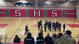 Snohomish MCJROTC Drill team Exhibition [upl. by Gale779]