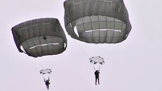 T11 Advanced Tactical Parachute System  Paratroopers Jump [upl. by Alletnahs366]