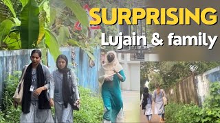 Surprising Lujain 🤩♥️ and family  Unaisa Subair [upl. by Ahcilef688]