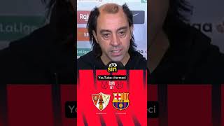 Xavi habla SORTEO DE LA COPA DEL REY UD Barbastro v FC Barcelona [upl. by Conlee]