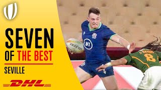 Seven Unbelievable Tries from Mens Sevens in Seville [upl. by Loggia130]