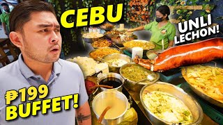 ₱199 vs ₱3149 Buffet in CEBU Both UNLI Lechon and Seafood Eatery vs Sheraton Sino PANALO [upl. by Fariss]