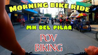 MH DEL PILAR ST POV BIKE RIDE IN MALABON [upl. by Valma]