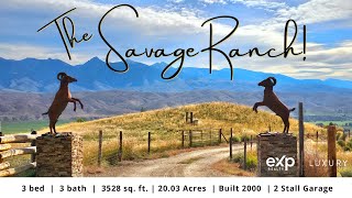 59 Savage Ranch Road  Salmon  Idaho  Luxury Home Tour  Home for Sale [upl. by Krauss]