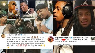 BG Tells Lil Wayne To Get Off His High Horse An Do The HotBoy Album Hotboy Turk Responds To BG [upl. by Attenweiler]