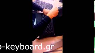 Dell E6500E6400E5400 keyboard replacement  Αλλαγή Πληκτρολογίου Dell E6500E6400E5400 [upl. by Eislrahc]