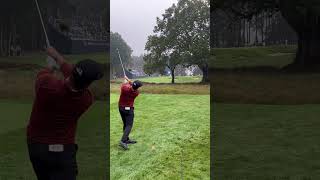 Pavon with an incredible approach from the rough on hole 7 of the BMW PGA Championship golfswing [upl. by Pincus]