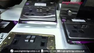 Knightsbridge Screwless range of sockets amp switches Video [upl. by Meehsar]