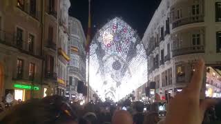 Málaga Christmas Lights 2018 [upl. by Atnod122]