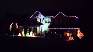 Rodgers Family Christmas Lights in Helotes TX December 2013 Sequence 2 [upl. by Nniuqal]