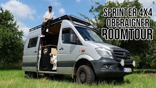 Roomtour 16  Mercedes Sprinter 4x4 mit Oberaigner Umbau Wohnung getarnt als Offroad Monster 🤘🏼 [upl. by Alwyn]