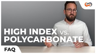 High Index Lenses VS Polycarbonate  SportRx [upl. by Pasol]