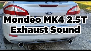 Mondeo MK4 25T Loud Exhaust  Pops and Bangs  No Back Boxes GoPro [upl. by Johnathan]