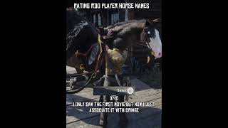 rating RDO player horse names [upl. by Allevon]