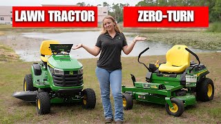 Zero Turn Mower Vs Riding Lawn Mower  Which Should I Buy [upl. by Drofniw269]