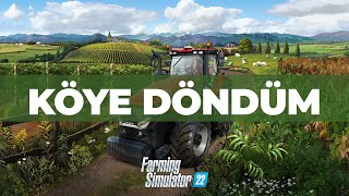 KÖYE DÖNDÜM  FARMING SIMULATOR [upl. by Moguel]