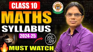 CBSE Maths Complete Syllabus For Class 10th 202425 class10 boardexam [upl. by Nylarad]