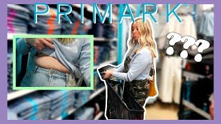 TRYING ON DIFFERENT SIZES AT PRIMARK [upl. by Ibur]