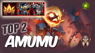 Wild Rift Amumu Top 2  S12 RUSH Challenger ranked game  build [upl. by Pippas]