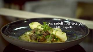 Open ravioli van l’Ourchetescargots met Bertinchamps [upl. by Avenej]