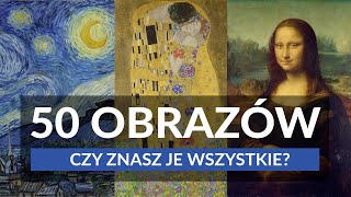 50 popularnych obrazów i fresków  Sekrety tajemnice ciekawostki dzieła sztuki malarstwo [upl. by Nauq]