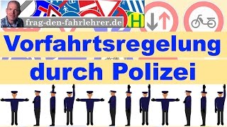 Polizei  Vorfahrt erklärt  Vorfahrtsregeln eklärt  Fahrschule  Führerschein [upl. by Shara363]