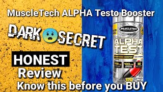 Muscle Tech Alpha Testosterone booster HONEST review  with LAB TEST [upl. by Ayle]