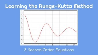 Learning the RungeKutta Method 3 SecondOrder Equations [upl. by Lette]