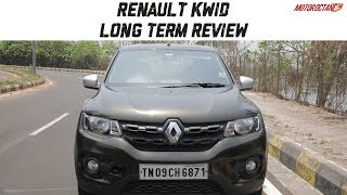 2018 Renault Kwid Long Term Review in Hindi  MotorOctane [upl. by Anabella720]