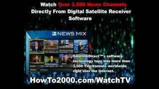 Digital Satellite Receiver Software  Watch Over 3500 News Channels [upl. by Rehpotsyrhc]