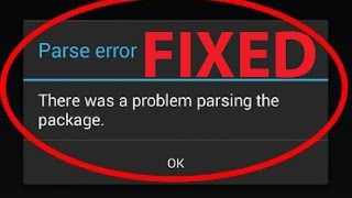 how to solve there was a problem parsing the package in android  Parse error Solved [upl. by Chapel400]